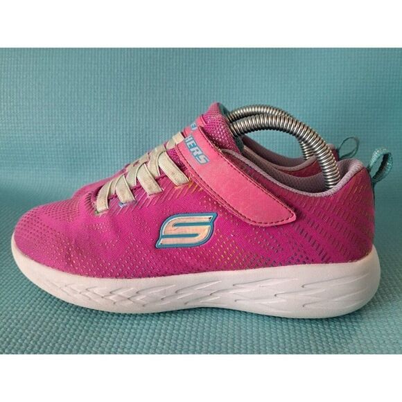 Skechers Go Run 600 Runner Sneaker Little Girl Size 3 Pink - Picture 3 of 8